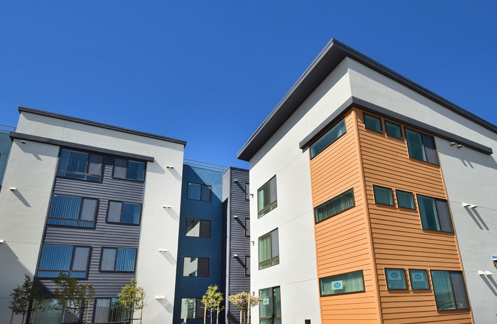 some of the new apartment buildings