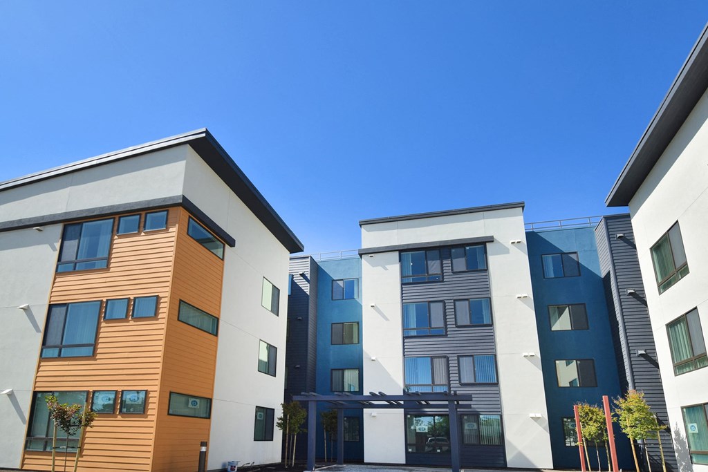 some of the new apartment buildings
