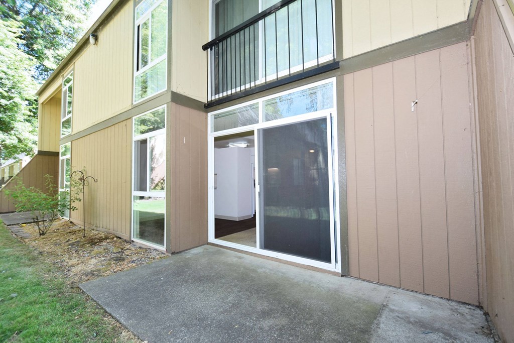 a view of the back of the house from the driveway