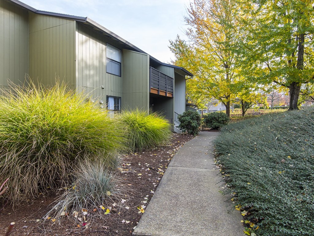 our apartments offer a walkway to the community