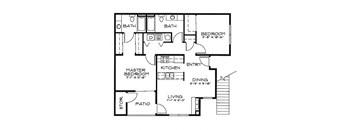 Fountain Valley 2 Bed 2 Bath 992 SF