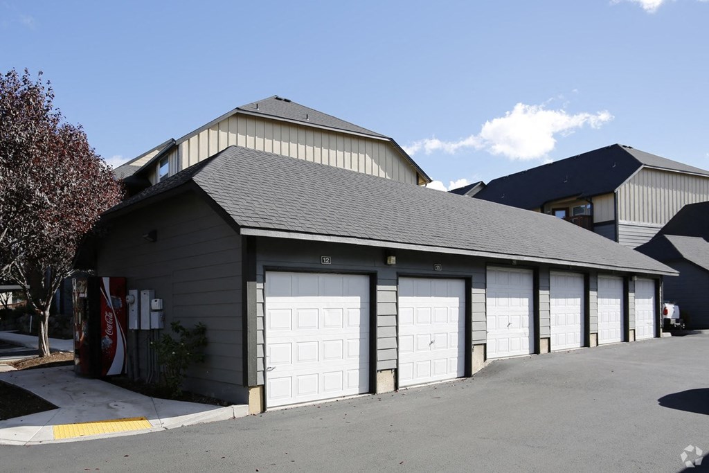Commons at Pilot Butte Exterior Garages