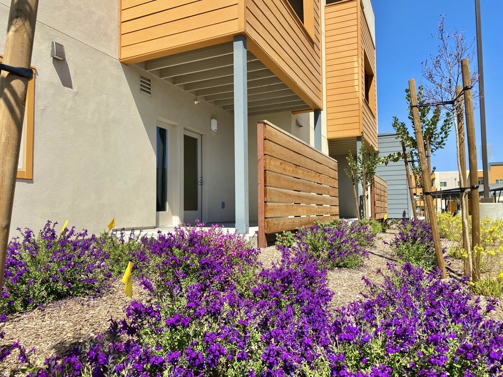 Willow View exterior balconies, patios and new landscaping