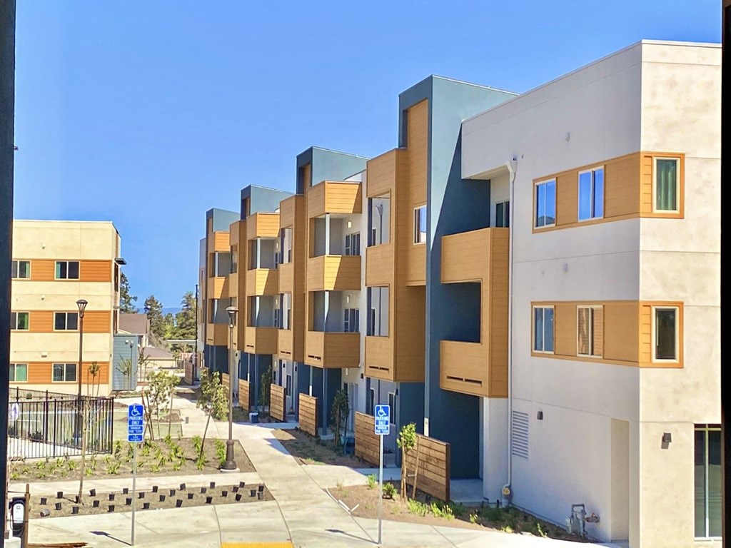 Willow View colorful building exterior