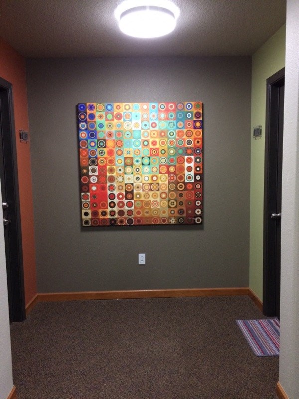 Sienna Lofts hallway painting