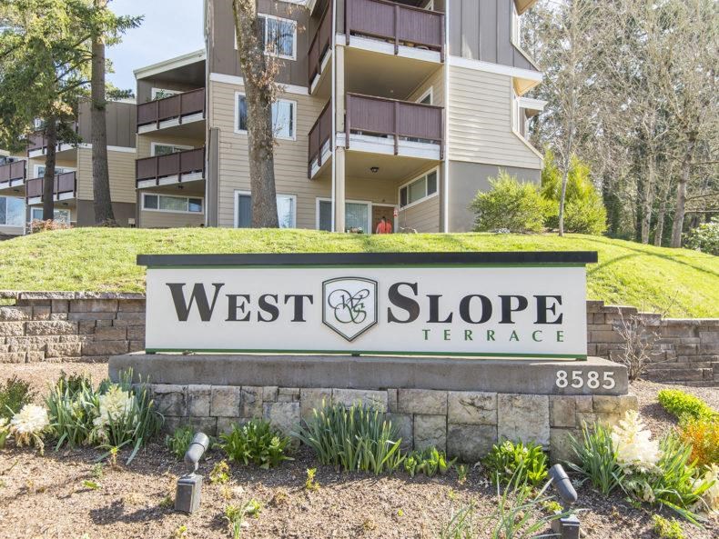 West Slope Terrace Signage