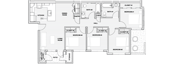 Orchard View 4 bed 2 bath 1190 SF