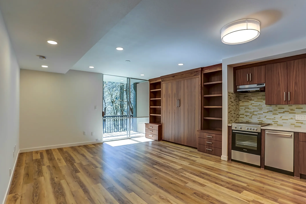 Bay Roc remodeled kitchen and living area