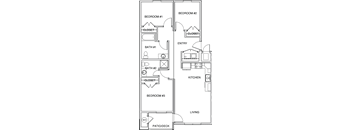 Chico Courtyards 3 Bed 2 Bath 1125