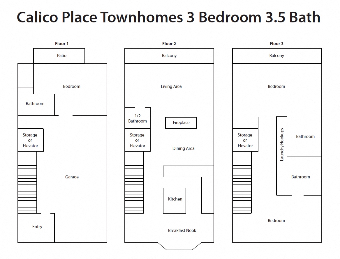 Calico Place 2 Bed 3.5 Bath + Bonus