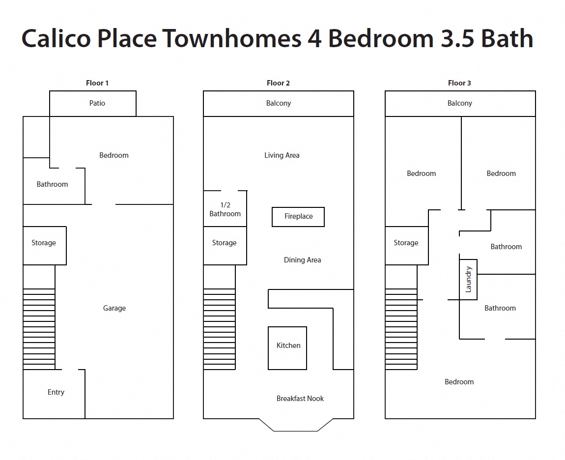 Calico Place 3 Bed 3.5 Bath + Bonus
