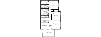 Cherry Ridge 2 Bed 2 Bath 850