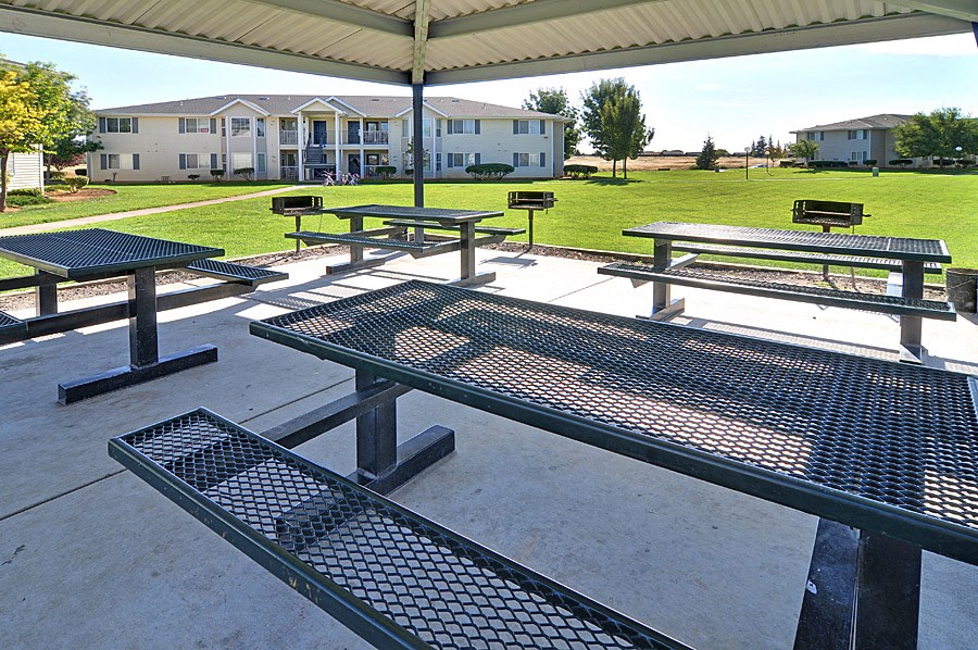 Meadow Vista picnic tables