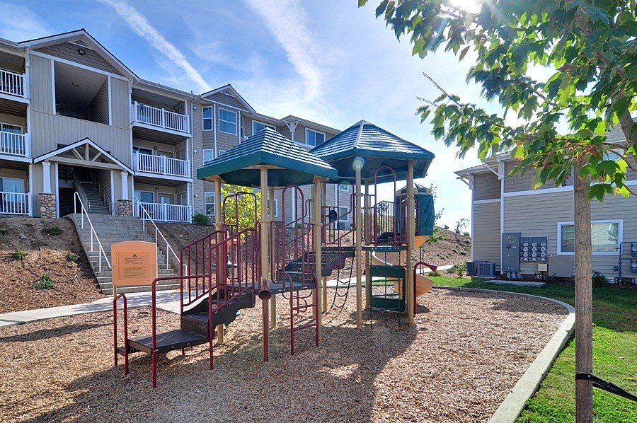 our apartments have a playground for your kids to play