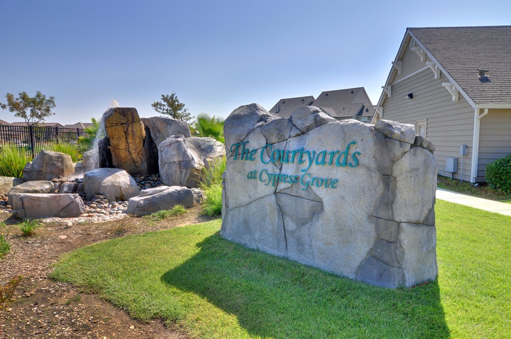 a large rock with the city of clearwater written on it