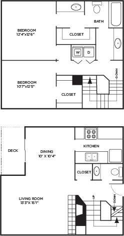 2 bed | 1.5 bath | 1248 sq ft