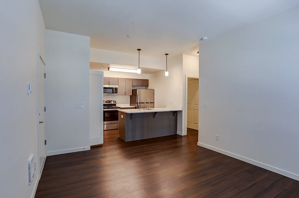 lavonne living area with kitchen