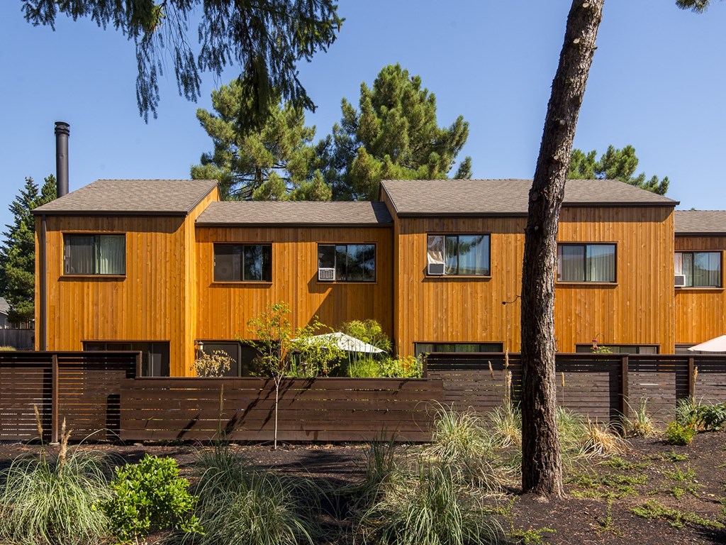this prefabricated home has been designed to take advantage of the surrounding views