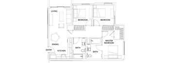 a floor plan of a house