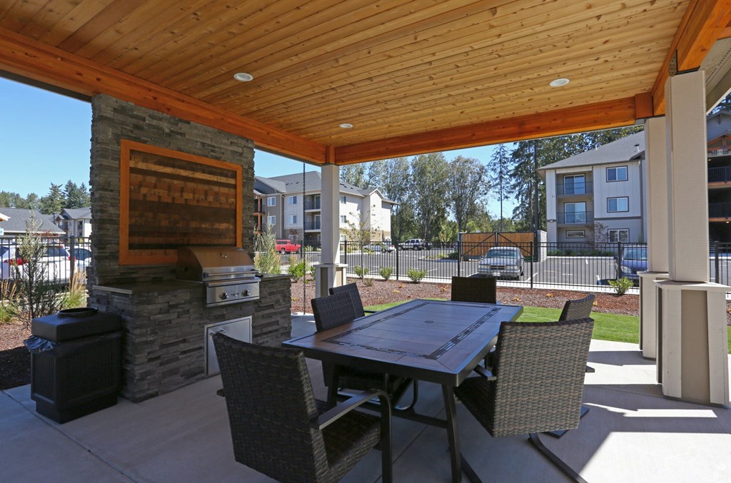 Covered Outdoor Seating Area