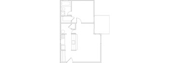 Springhill Gardens 1 Bed 1 Bath 570sf