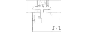 Springhill Gardens 2 Bed 1 Bath 850sf