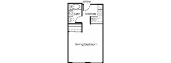St James Studio 1 bath