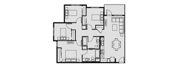 Unit 4.2 4 Bed 2 Bath 1245 sq ft