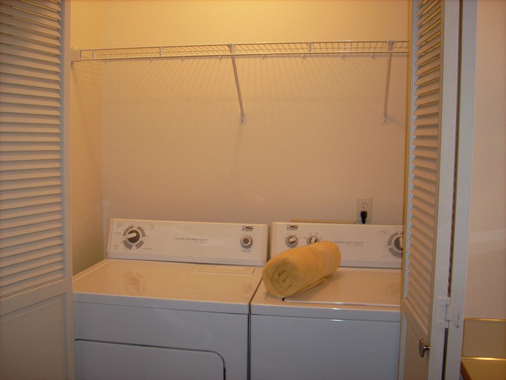Wellington Estates washer and dryer