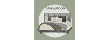 A graphic of a bedroom with a bed and pillows is shown.
