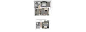floor plan for 2 bedroom