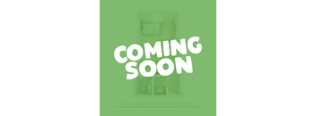 A green poster with the words "COMING SOON" in large white letters.