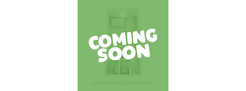 A green poster with the words "COMING SOON" in large white letters.