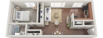 1 Bed 1 Bath Regular