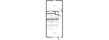 1 bedoom bungalow with Patio