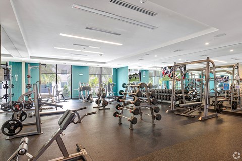 the gym at parc3400