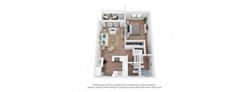 bedroom floor plan  2 bedroom with 2 baths  1192 square feet