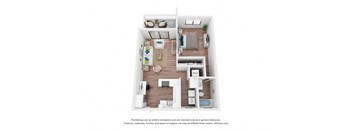 bedroom floor plan  the residences at
