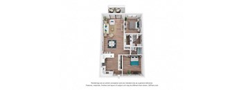 bedrooms floor plan  1 bedroom floor plan with 2 baths