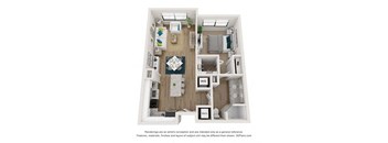 a 1 bedroom floor plan  summit