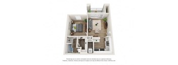 a 1 bedroom floor plan  395 796 sq ft