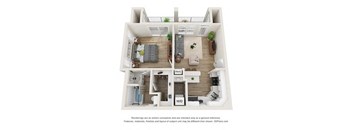 bedroom floor plan  1 bedroom apartment  the residences at