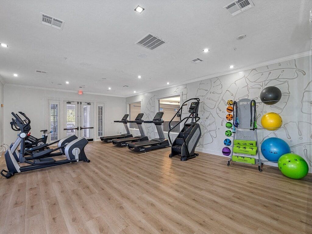 Cardio and stretching salon