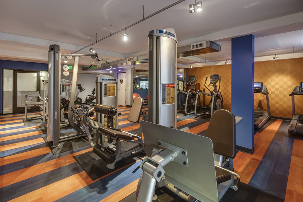 Apartments in Burbank, CA - Fitness Center with Equipment