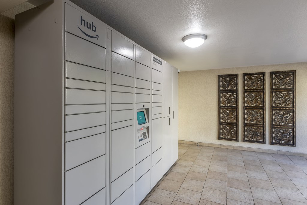 Apartments in Burbank, CA - Indoor Amazon Package Pickup Hub