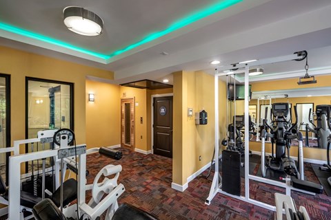 Apartments in Hollywood, CA - Fitness Center with Equipment