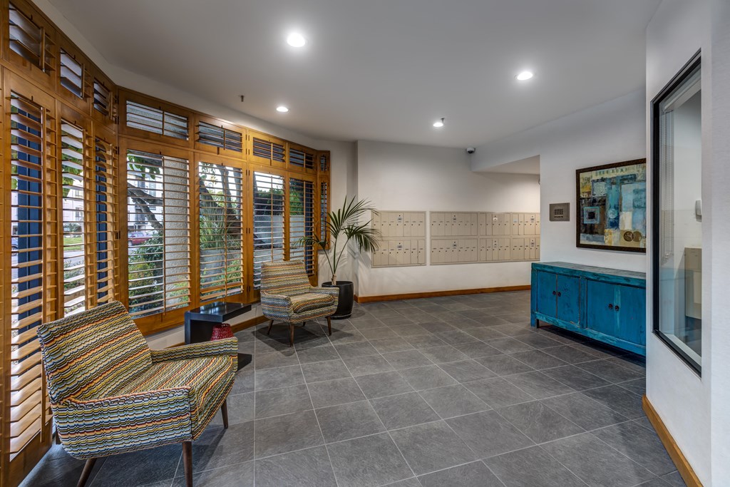 Apartments in Sherman Oaks, CA - Lobby Area with Seating
