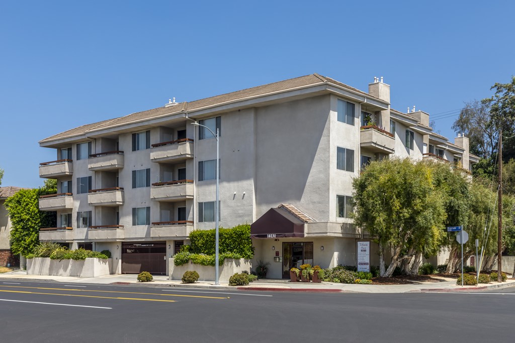 Apartments in Toluca Lake Across the street Exterior view of Toluca Place