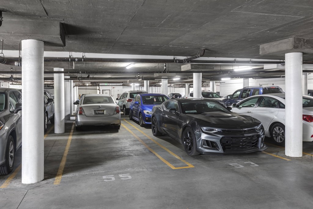 Apartments in Valley Village, CA - Community Parking Garage