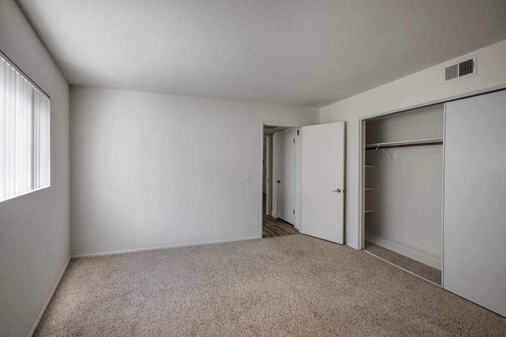 One Bedroom Apartments in Sherman Oaks, CA - Bedroom Interior and Closet